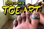 👨‍🎨✍️ How To Use Your Wife's Toes To Overcome Boredom & More!! 💅🦶 thumbnail