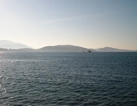 coast of Sarandë, early evening