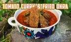👨‍🍳🍅 Tomato Curry & Fried Okra 🍛 An Ital Recipe 💚💛❤️ thumbnail