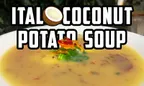 💚💛❤️ Ital Coconut Potato Soup (Aloo Ki Kadhi) 🥥🥔🌶️ Qurator's Hive Top Chef 🥣 SOUP thumbnail